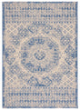 Safavieh Courtyard 5'-3" x 7'-7" Rug in Beige / Blue