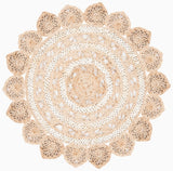 Safavieh Natural Fiber 3'-0" x 3'-0" Rug in Ivory / Natural