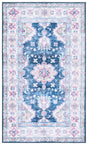 Safavieh Martha Stewart Washable 3'-0" x 5'-0" Rug in Navy / Beige