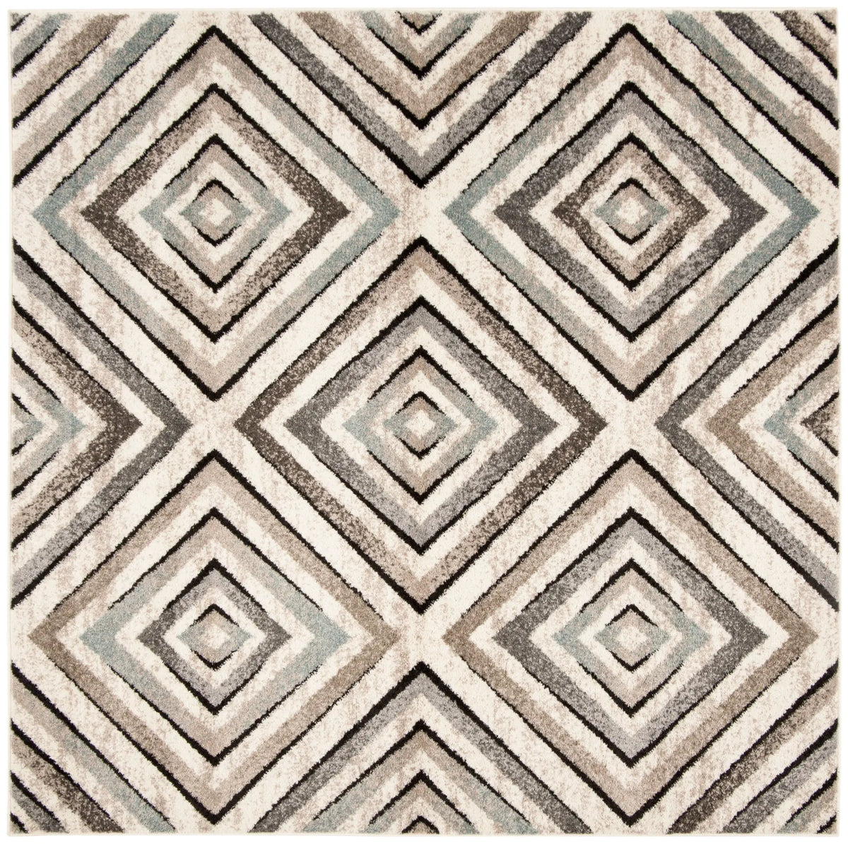 Safavieh Amsterdam 5'-1" x 5'-1" Rug in Cream / Beige