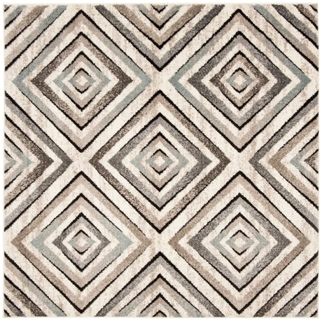 Safavieh Amsterdam 5'-1" x 5'-1" Rug in Cream / Beige