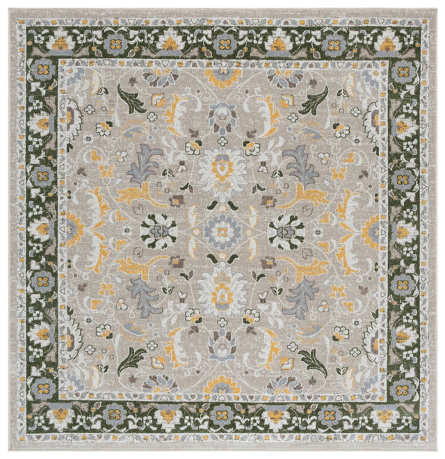 Safavieh Bayside 6'-7" x 6'-7" Rug in Green / Beige