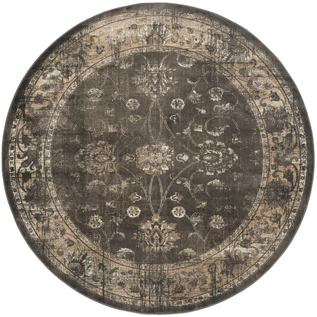 Safavieh Vintage 6'-0" x 6'-0" Rug in Soft Anthracite