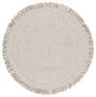 Safavieh Braided 5'-0" x 5'-0" Rug in Grey / Ivory
