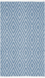 Safavieh Montauk 2'-6" x 4'-0" Rug in Blue / Ivory