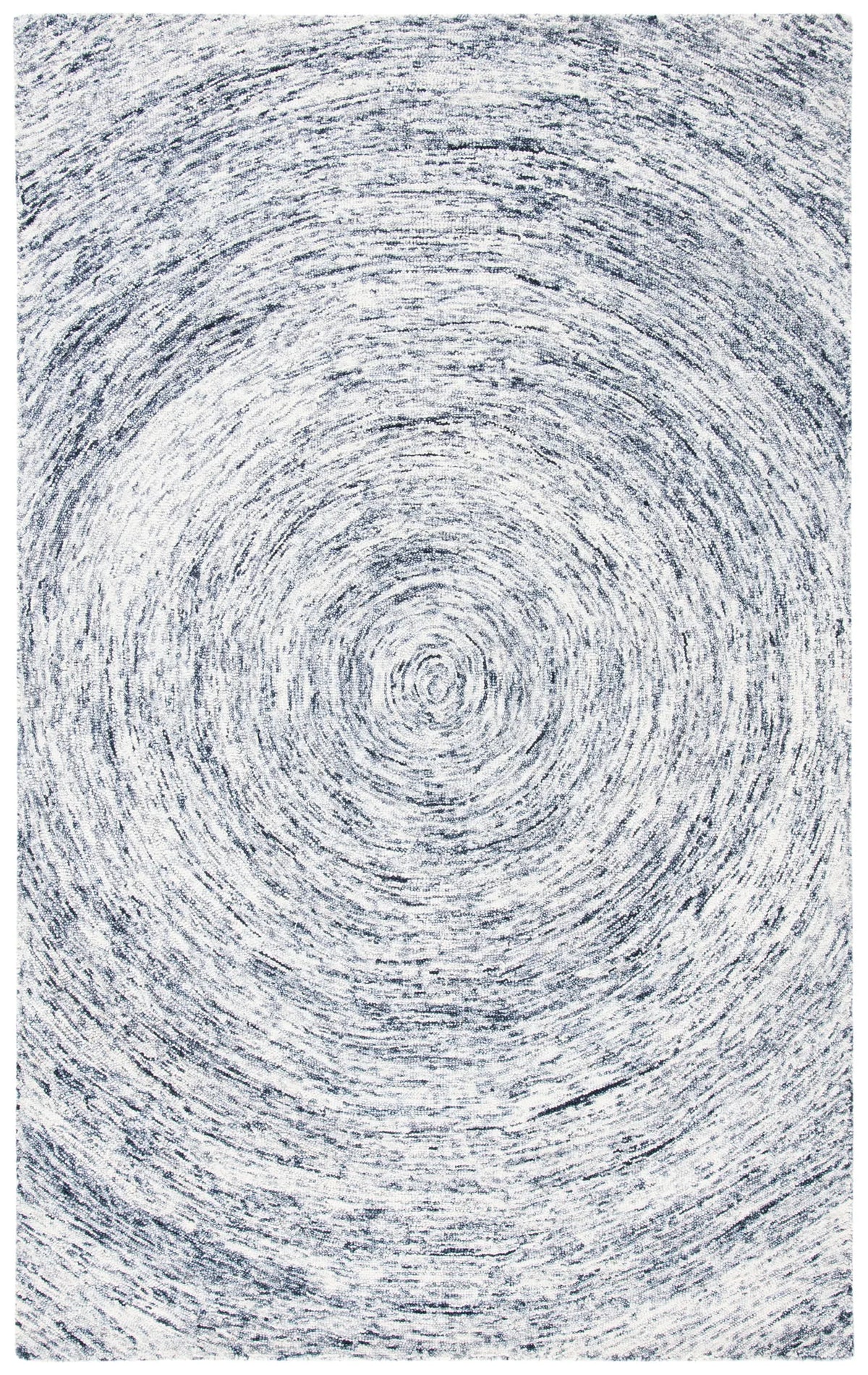 Safavieh Ikat 4'-0" x 6'-0" Rug in Silver / Grey