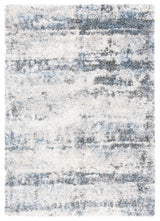 Safavieh Berber Shag 200 4'-0" x 6'-0" Rug in Ivory / Charcoal
