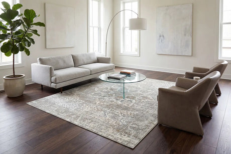 Dynamic Rugs Zen 8337 Grey/Blue Rugs - Room