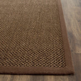 Safavieh Natural Fiber 2'-6" x 10'-0" Rug in Brown / Brown