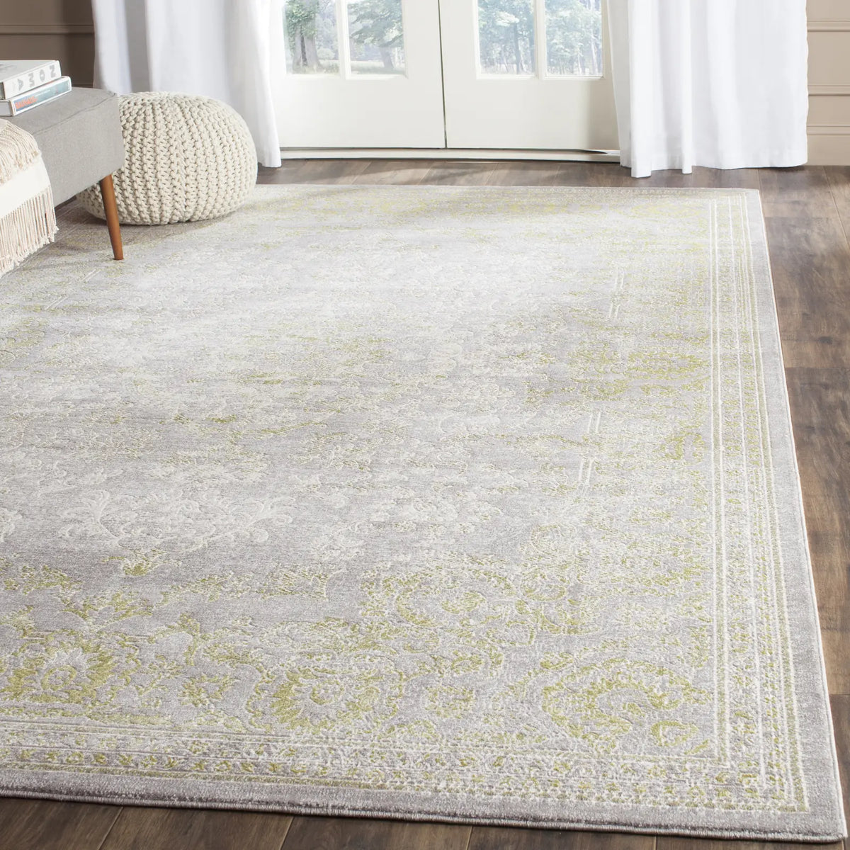 Safavieh Passion 8'-0" x 11'-0" Rug in Grey / Green