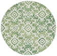 Safavieh Blossom 6'-0" x 6'-0" Rug in Green / Ivory