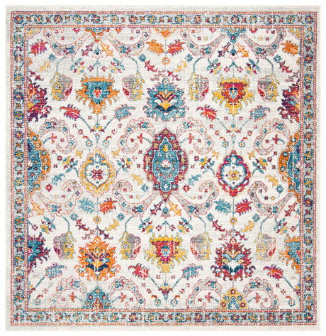 Safavieh Evoke 6'-7" x 6'-7" Rug in Cream / Orange