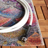 Safavieh Barbados 500 4'-0" x 6'-0" Rug in Grey Purple / Blue Gold