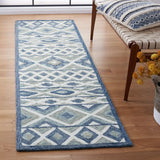 Safavieh Roslyn 2'-3" x 8'-0" Rug in Blue / Grey