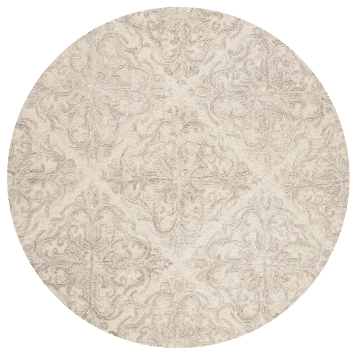 Safavieh Blossom 6'-0" x 6'-0" Rug in Ivory / Grey