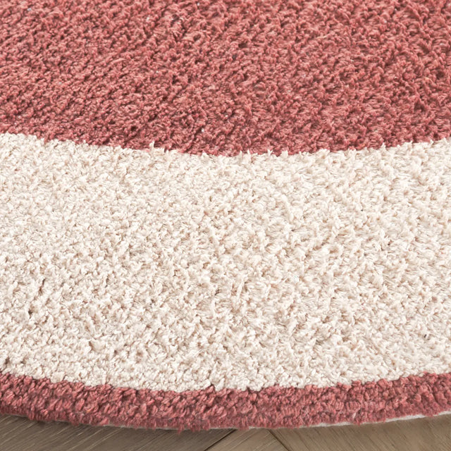 Safavieh Easy Care 5'-0" x 5'-0" Rug in Ivory / Rust