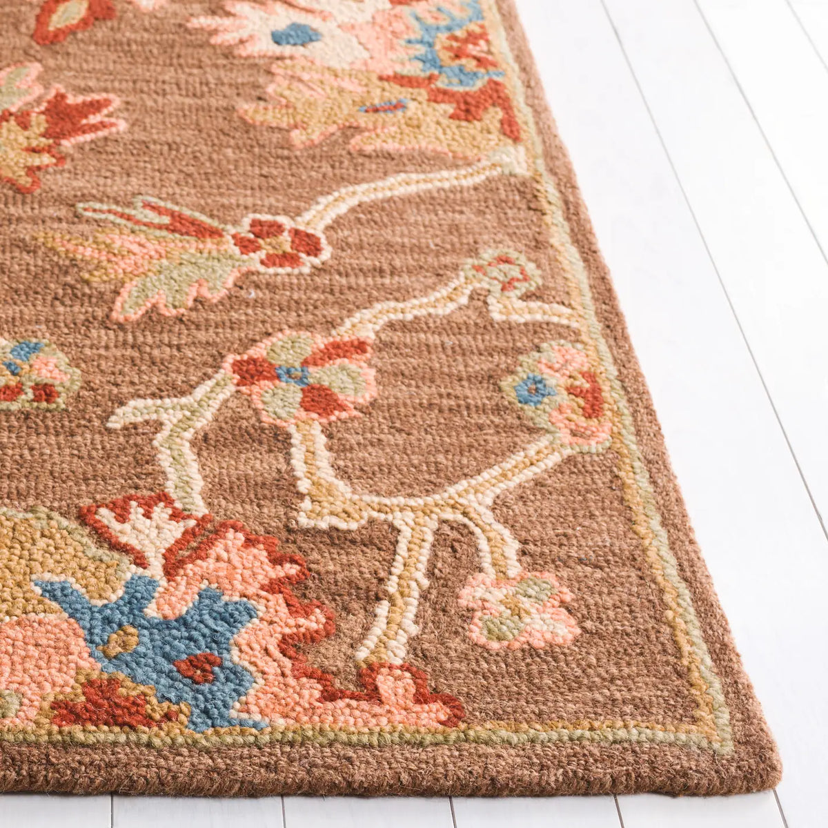 Safavieh Metro 4'-0" x 6'-0" Rug in Dark Brown / Beige