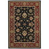 Oriental Weavers Sphinx Ariana 623m3 Black / Red Rugs - main flat