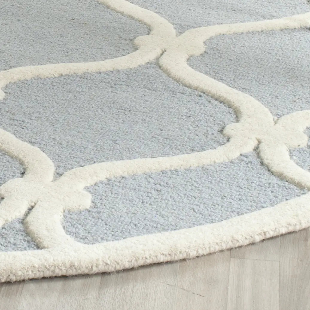 Safavieh Cambridge 6'-0" x 6'-0" Rug in Blue / Ivory