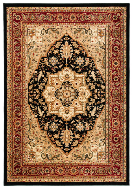 Safavieh Lyndhurst 4'-0" x 6'-0" Rug in Black / Red