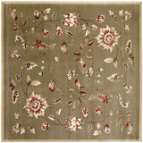 Safavieh Lyndhurst 6'-7" x 6'-7" Rug in Green / Multi