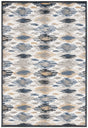 Safavieh Pyramid 4'-5" x 6'-5" Rug in Ivory / Grey Navy