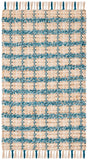 Safavieh Cape Cod 2'-3" x 3'-9" Rug in Turquoise / Natural