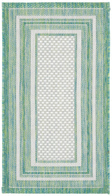 Safavieh Courtyard 2'-0" x 3'-7" Rug in Ivory / Green