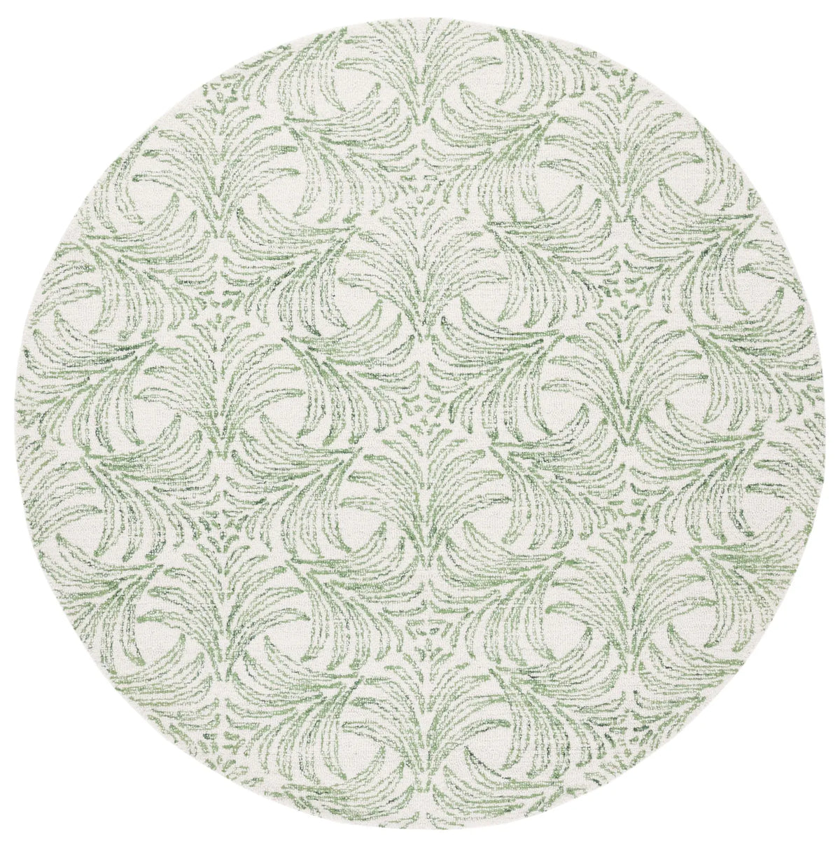 Safavieh Jardin 6'-0" x 6'-0" Rug in Ivory / Green