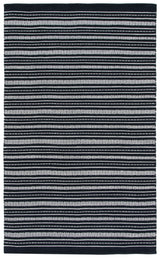 Safavieh Kilim 4'-0" x 6'-0" Rug in Black / Ivory