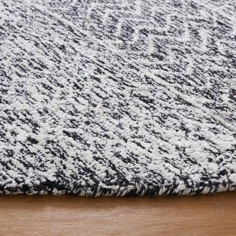 Safavieh Glamour 6'-0" x 6'-0" Rug in Charcoal / Ivory