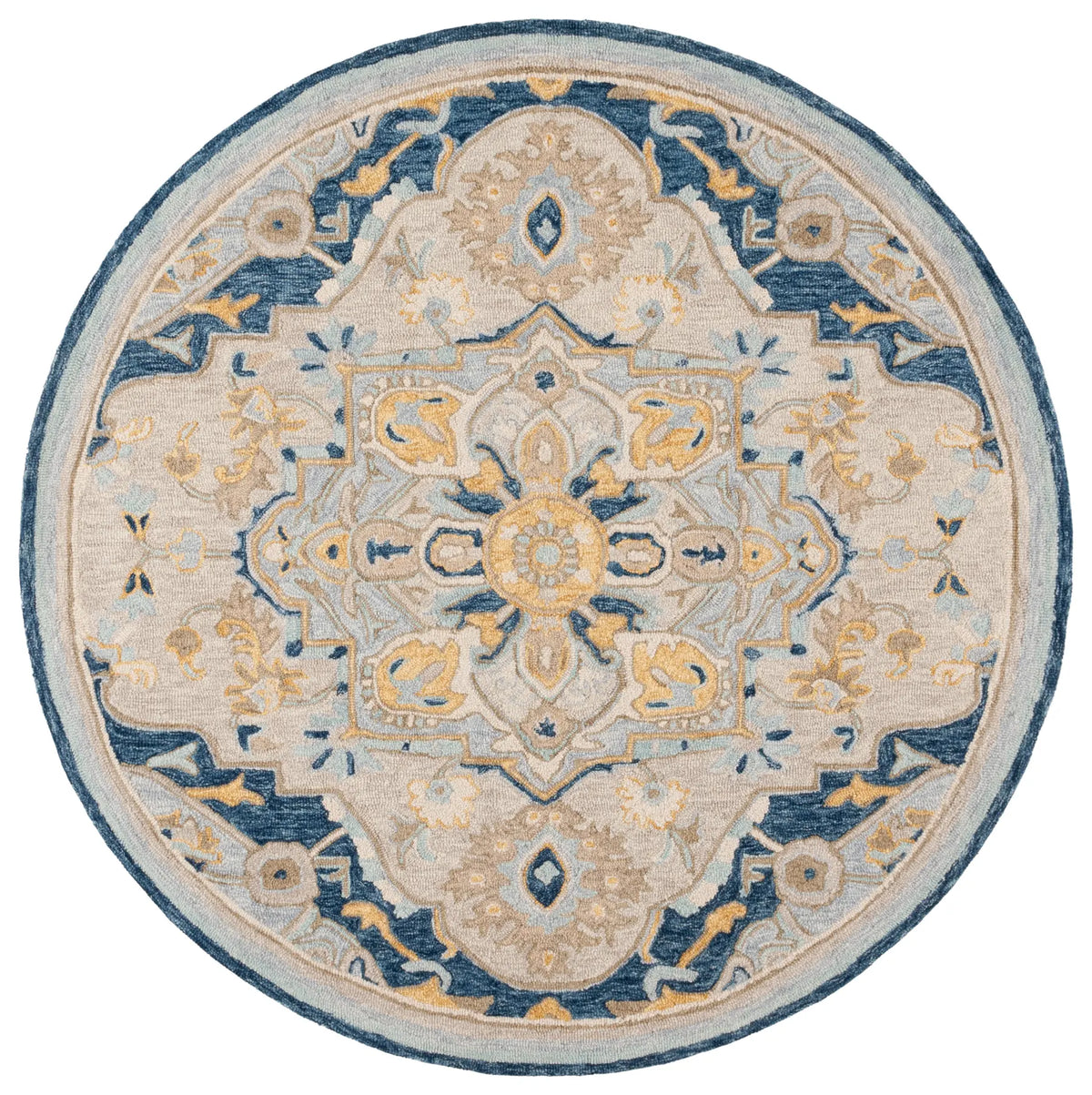 Safavieh Metro 6'-0" x 6'-0" Rug in Beige / Grey
