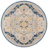 Safavieh Metro 6'-0" x 6'-0" Rug in Beige / Grey