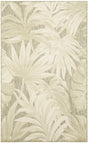 Nourison Aloha ALH43 Machine Made Ivory, Sage Rug