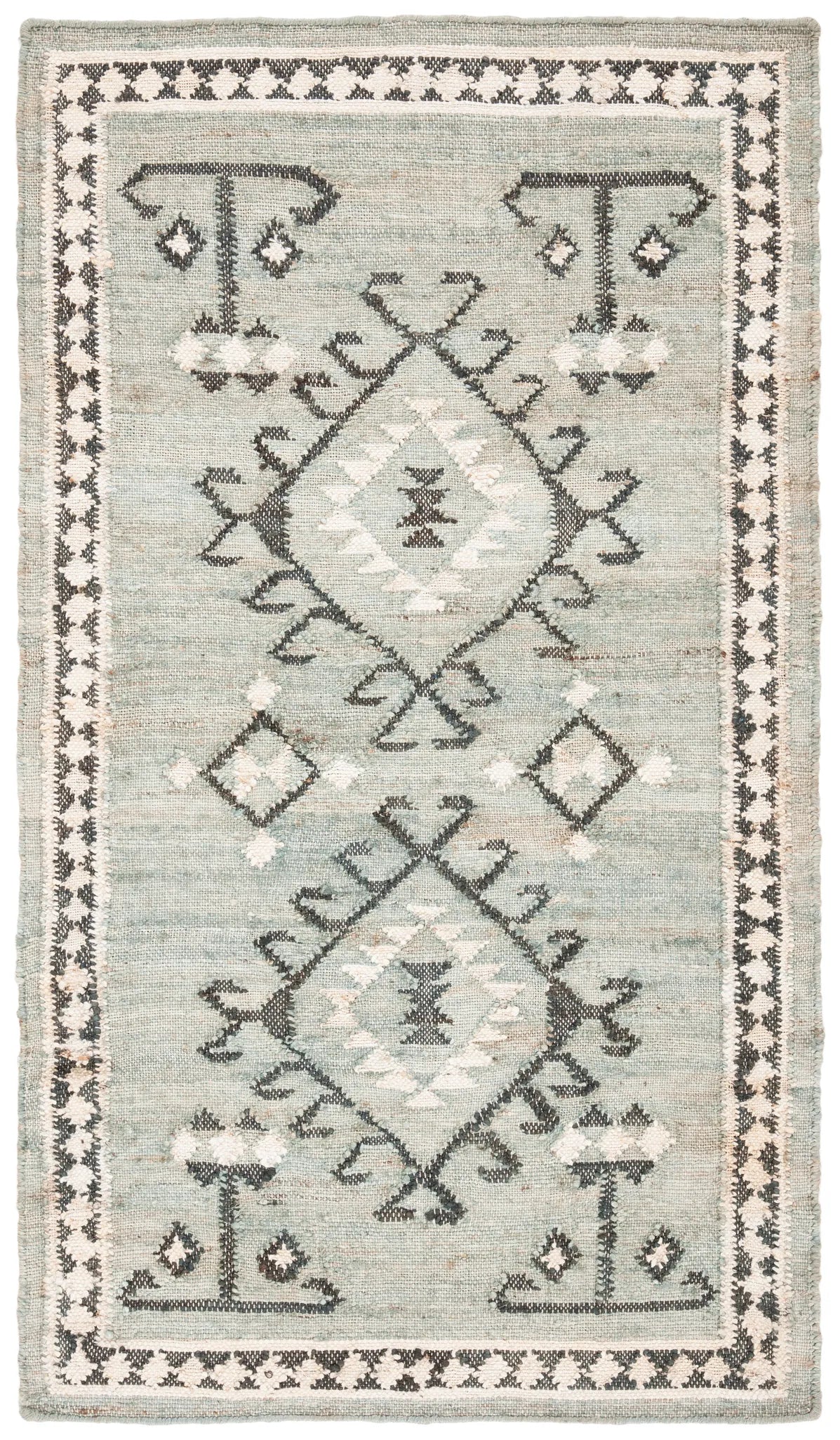 Safavieh Kilim 3'-0" x 5'-0" Rug in Blue / Black