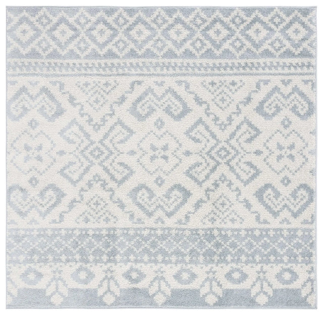 Safavieh Adirondack 6'-0" x 6'-0" Rug in Slate / Ivory