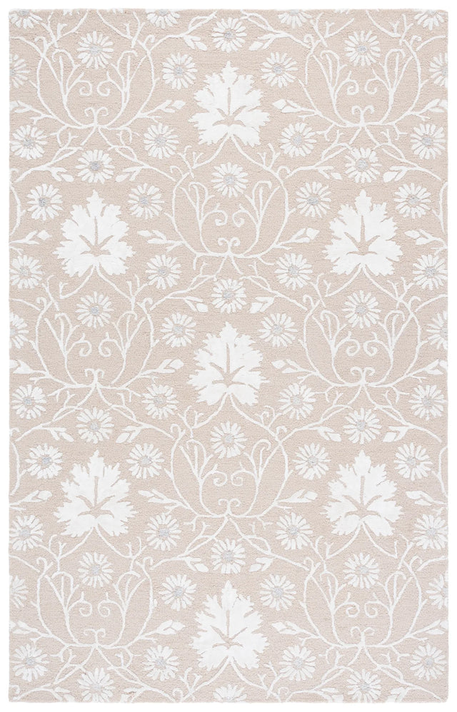 Safavieh Glamour 4'-0" x 6'-0" Rug in Beige / Ivory