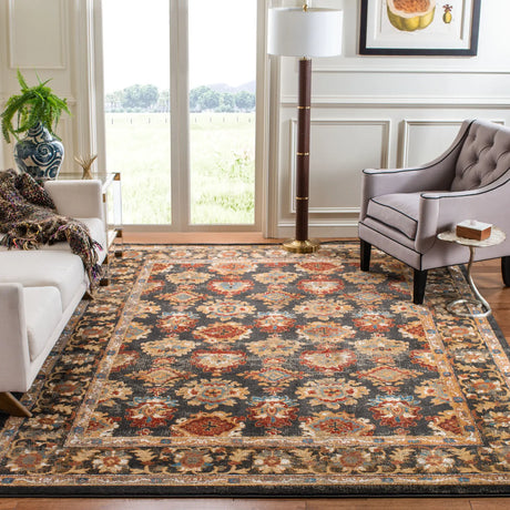 Safavieh Summit 6'-7" x 9'-2" Rug in Dark Grey / Dark Grey