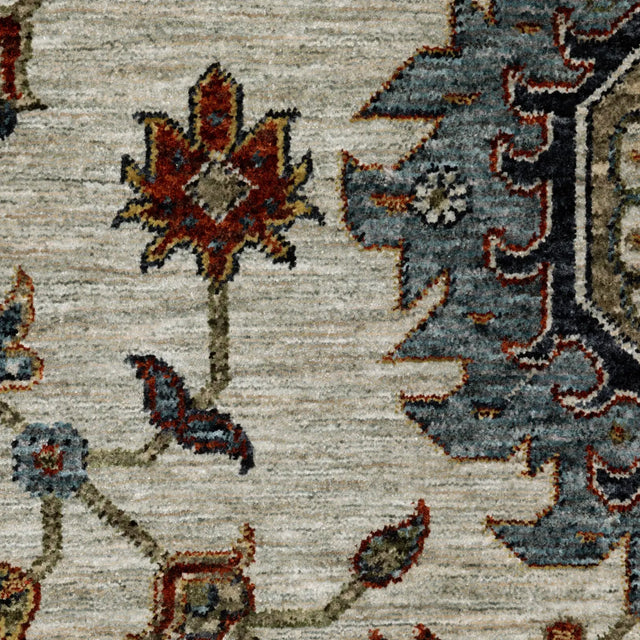 Oriental Weavers Sphinx Aberdeen 751W1 Ivory/ Multi Rugs - room scene 2