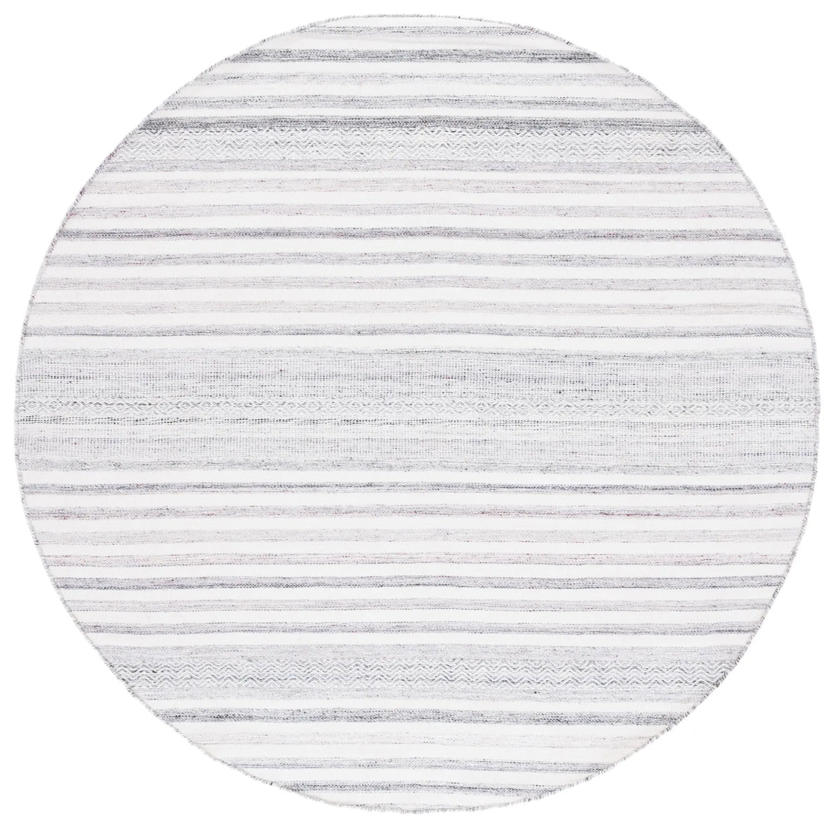 Safavieh Kilim 6'-0" x 6'-0" Rug in Ivory / Light Grey