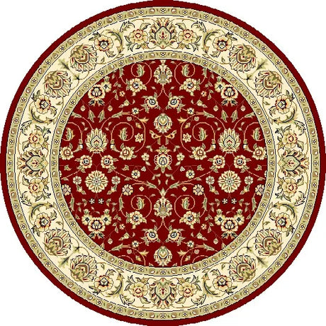 Safavieh Lyndhurst 5'-3" x 5'-3" Rug in Red / Ivory