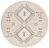 Safavieh Kilim 7'-0" x 7'-0" Rug in Grey / Black