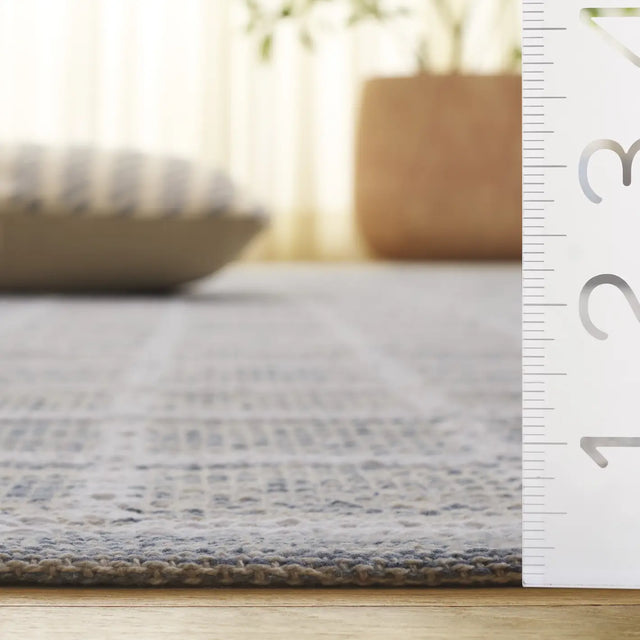 Safavieh Montauk 4'-0" x 6'-0" Rug in Grey / Ivory