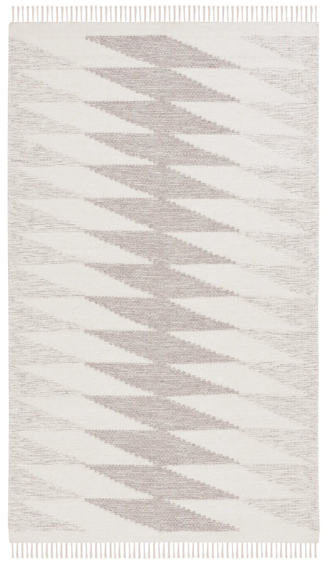 Safavieh Kilim 4'-0" x 6'-0" Rug in Grey / Ivory