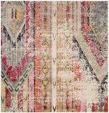 Safavieh Monaco 6'-7" x 6'-7" Rug in Light Grey / Multi