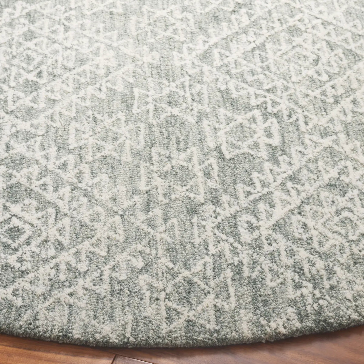 Safavieh Ebony 6'-0" x 6'-0" Rug in Ivory / Grey