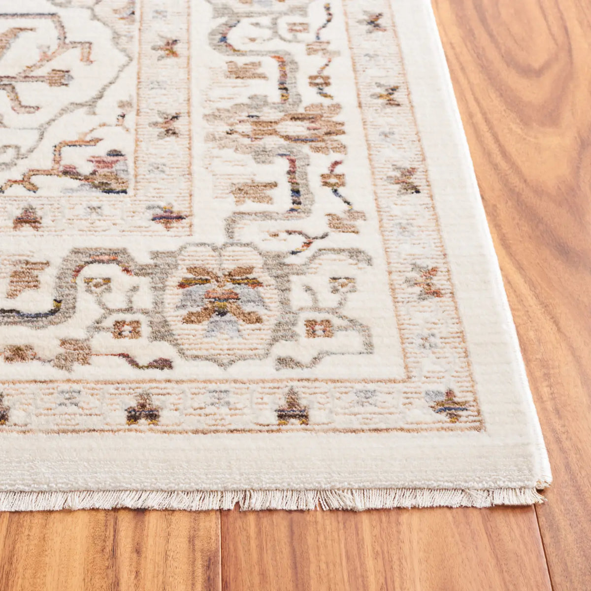 Safavieh Harlow 4'-0" x 6'-0" Rug in Ivory Grey / Rust