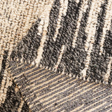 Safavieh Natural Fiber 4'-0" x 6'-0" Rug in Bleach / Black