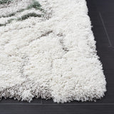 Safavieh Horizon Shag 800 4'-0" x 6'-0" Rug in Grey / Green