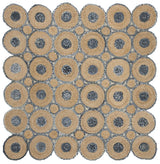 Safavieh Cape Cod 6'-0" x 6'-0" Rug in Blue / Natural